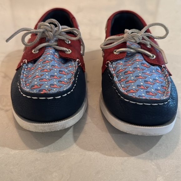 SPERRY x Vineyard Vines Boat Shoes Size 3.5M - Picture 3 of 10